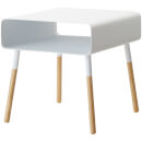 Yamazaki Plain Low Side Table - White