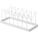 Yamazaki Tower Extendable Pan and Lid Holder - White