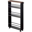 Yamazaki Tower Slim Trolley - Black