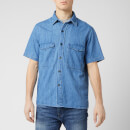 Edwin Men's Big Shirt - Blue