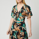 Whistles Women's Tropical Floral Top - Green/Multi