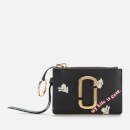 Marc Jacobs Women's Magda Archer X The Snapshot Top Zip Multi Wallet - Black Multi
