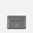 Marc Jacobs Women's Quilted Softshot Card Case - Dark Grey