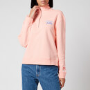 Tommy Jeans Women's Summer Mock Neck Sweatshirt - Sweet Peach