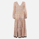RIXO Women's Brooke Maxi Dress - Retro Micro Floral