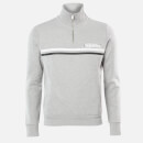 Superdry Men's Sport Stripe Half Zip Track Top - Grey Marl