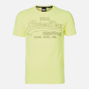 Superdry Men's Outline Pop T-Shirt - Neon Yellow