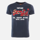 Superdry Men's Infill Store T-Shirt - Lauren Navy