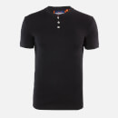 Superdry Men's Heritage Grandad T-Shirt - Black