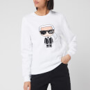 Karl Lagerfeld Women's Ikonik Karl Sweatshirt - White
