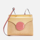 Danse Lente Women's Mini Phoebe Shoulder Bag - Lemon/Watermelon Croc