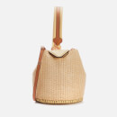 Danse Lente Women's XS Josh Bucket Bag - Lemon/Rice Rafia