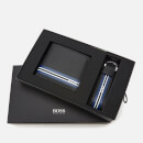 BOSS Men's Wallet and Keyring Gift Set - Black