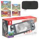 Nintendo Switch Lite (Grey) Pokémon Mystery Dungeon: Rescue Team DX Pack