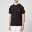 Maison Kitsuné Men's Tricolor Fox Patch T-Shirt - Black