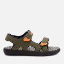 Timberland Kids' Perkins Row 2-Strap Sandals - Dark Green/Orange