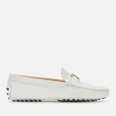 Tod's Women's Gommini T Leather Driving Shoes - White