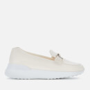 Tod's Women's Fondo Leather Flatform Loafers - White