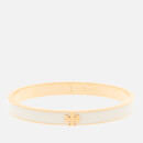 Tory Burch Women's Kira Enamel 7mm Cross Bracelet - Tory Gold/New Ivory
