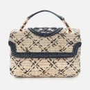Tory Burch Women's Fleming Soft Straw Small Convertible Shoulder Bag - Natural/Black