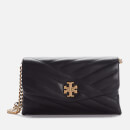 Tory Burch Women's Kira Chevron Chain Wallet - Black