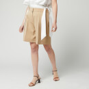 Victoria, Victoria Beckham Women's Tailored Shorts - Camel