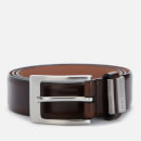 Ted Baker Men's Bilding Branded Leather Belt - Chocolate