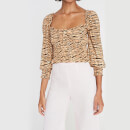 Faithfull the Brand Women's Willow Top - Wyldie Animal Print