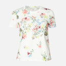 Ted Baker Women's Lileeyy Pergola Branded T-Shirt - Ivory