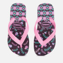 Havaianas Kids' Flores Flip Flops - Aubergine