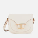 Tod's Women's Logo Micro Saddle Bag - Mousse