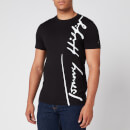 Tommy Hilfiger Men's Large Signature T-Shirt - Black