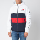 Tommy Hilfiger Men's Colourblock Hooded Jacket - White