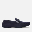Ted Baker Men's Cottn Suede Driving Shoes - Navy