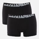 Dsquared2 Men's 2 Pack Slant Logo Boxer Shorts - Black