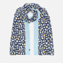 Joules Women's Conway Scarf - Navy Leopard