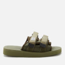 Suicoke Men's Moto-Cab Nylon Slide Sandals - Olive