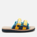 Suicoke Men's Moto-Cab Nylon Slide Sandals - Navy/Tan