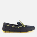SWIMS Men's Knit Lace Loafers - Navy/Limelight