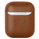 Native Union Classic Leather Airpods Case - Tan