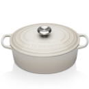 Le Creuset Signature Cast Iron Oval Casserole Dish - 27cm - Meringue