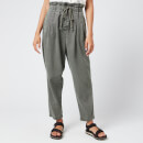 Free People Women's Margate Pleated Trousers - Moss