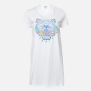 KENZO Women's Actua Tiger Midi T-Shirt Dress - White