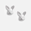 Olivia Burton Women's 3D Bunny Studs - Silver