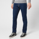 Jacob Cohen Men's Tan Badge Slim Denim Jeans - Dark Blue