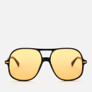 Gucci Men's Oversized Aviator Sunglasses - Black/Yellow