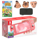 Nintendo Switch Lite (Coral) Animal Crossing: New Horizons Pack