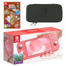 Nintendo Switch Lite (Coral) LAYTON'S MYSTERY JOURNEY: Katrielle and the Millionaires' Conspiracy - Deluxe Edition Pack