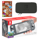Nintendo Switch Lite (Grey) LAYTON'S MYSTERY JOURNEY: Katrielle and the Millionaires' Conspiracy - Deluxe Edition Pack