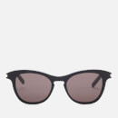 Saint Laurent Women's Oversized Acetate Sunglasses - Black